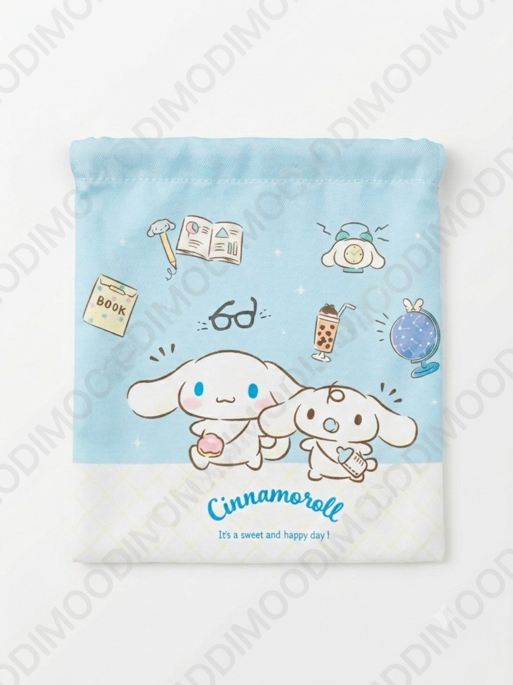 Sanrio Cinnamoroll Light Blue Drawstring Pouch
